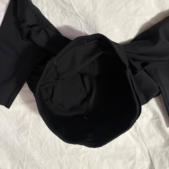 EXCELLENT Lululemon Fast & Free Crop II Nulux 19" Running Leggings Black Size 6 - Picture 7 of 10